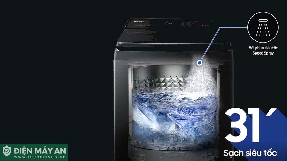 Máy Giặt Samsung Inverter 14kg WA14CG5886BDSV